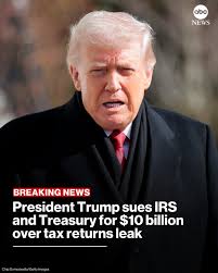 Trump Sues IRS Over Tax Return Leak by Former Contractor Charles Littlejohn